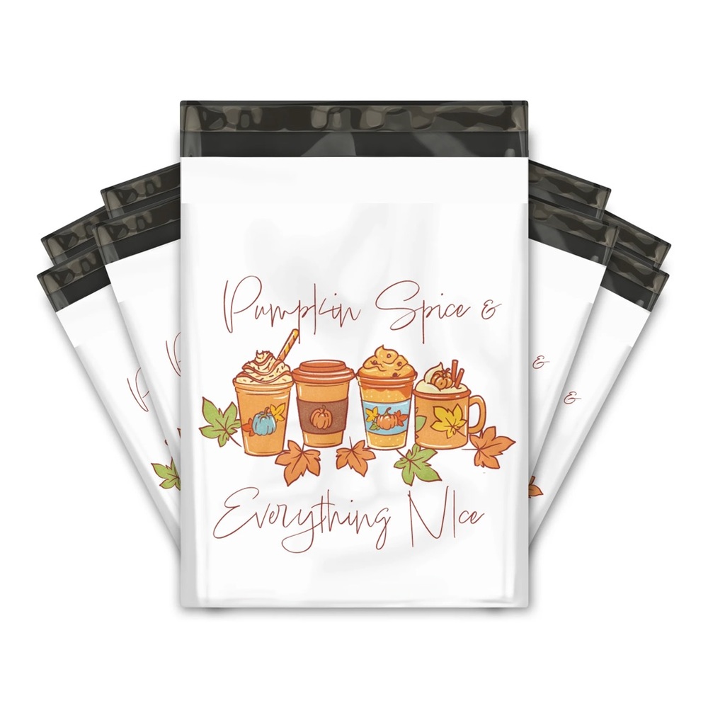 Thanks a Latte Poly Mailers 10x13 Pack of 25